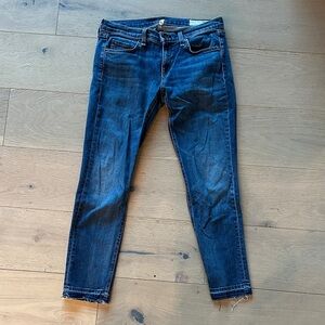 rag & bone Deep Blue Skinny Jeans